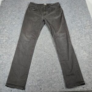 Flint and Tinder Mens Gray Athletic Tapered Fit Stretch Pants 34x34